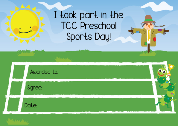 TCC sports day certificate