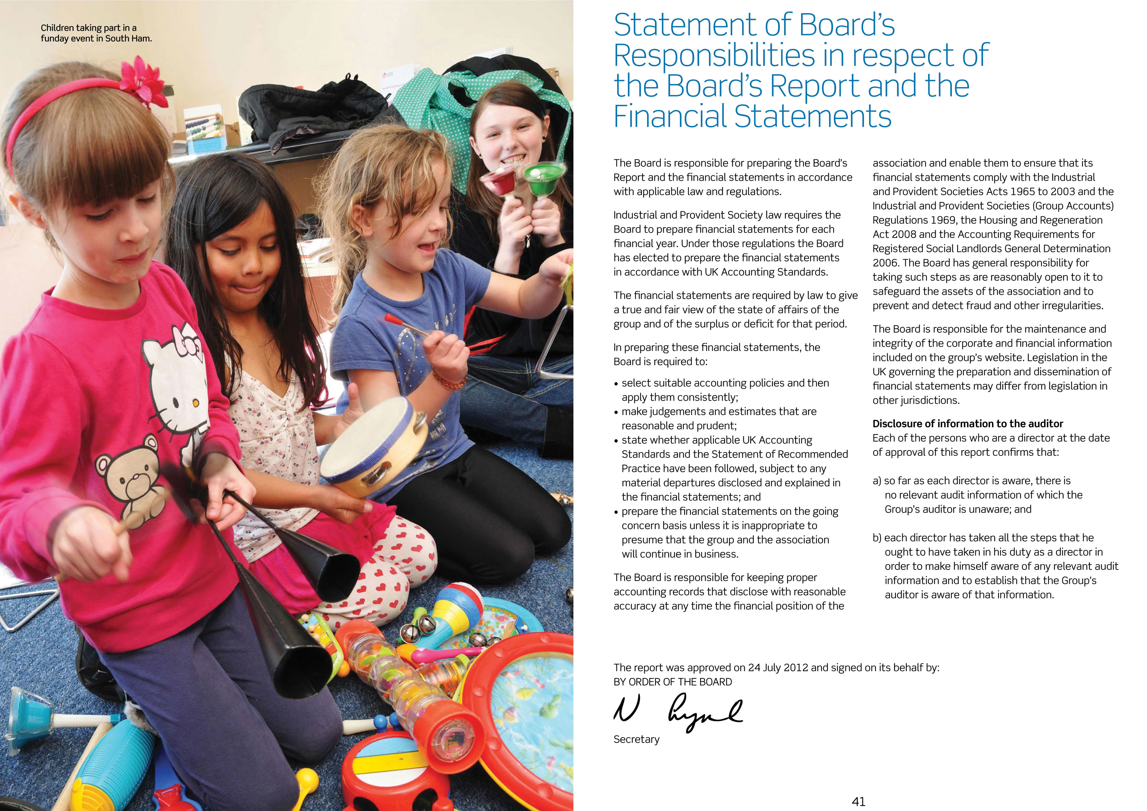 Annual Report sample spread 2