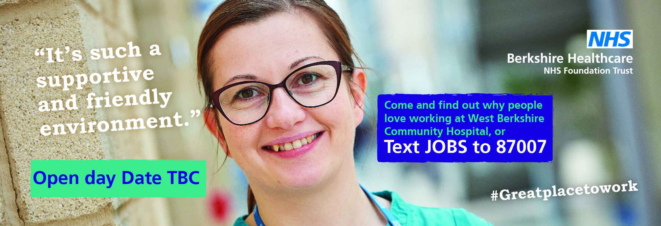 NHS recruitment Advert for Bus