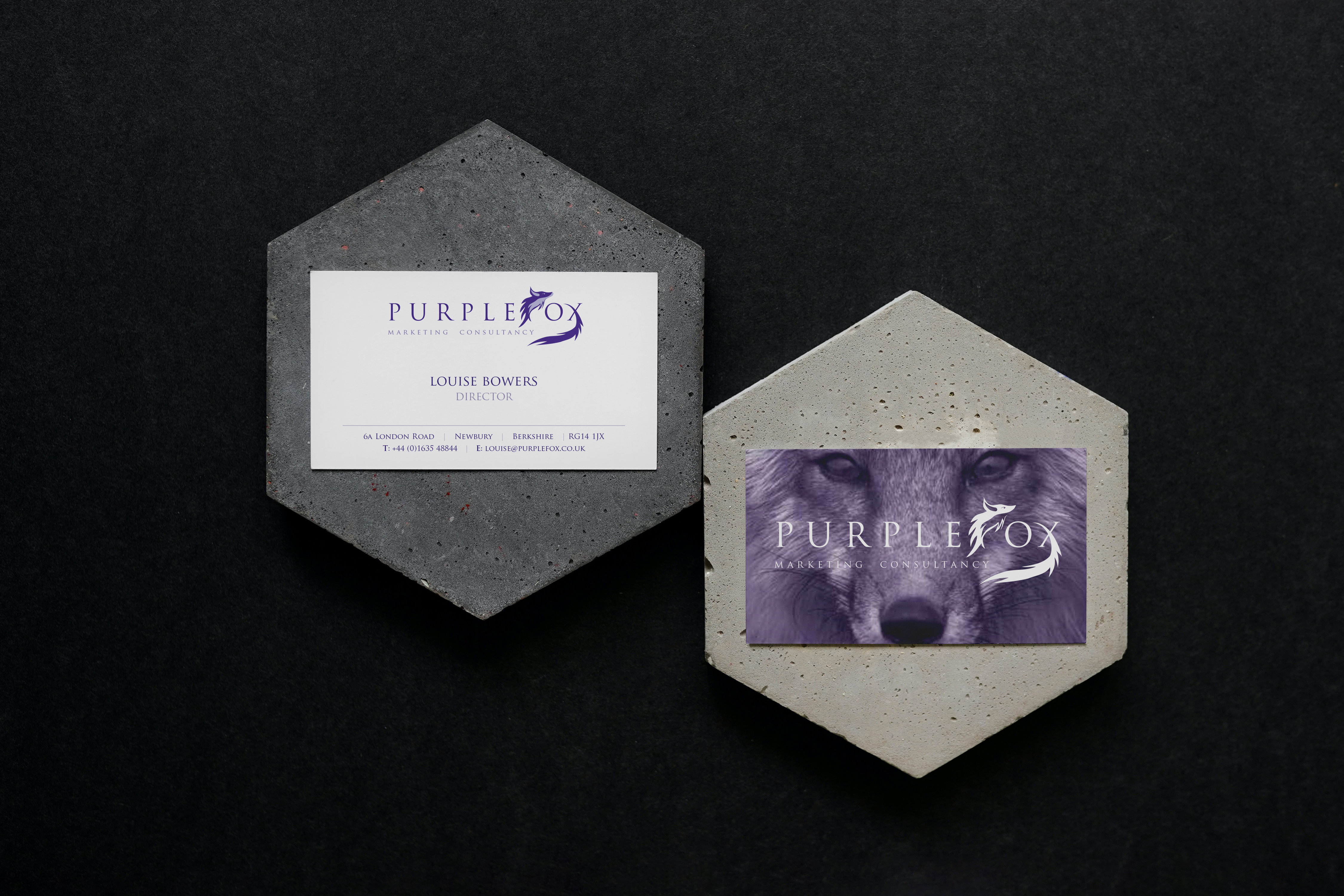 PurpleFox Business cards