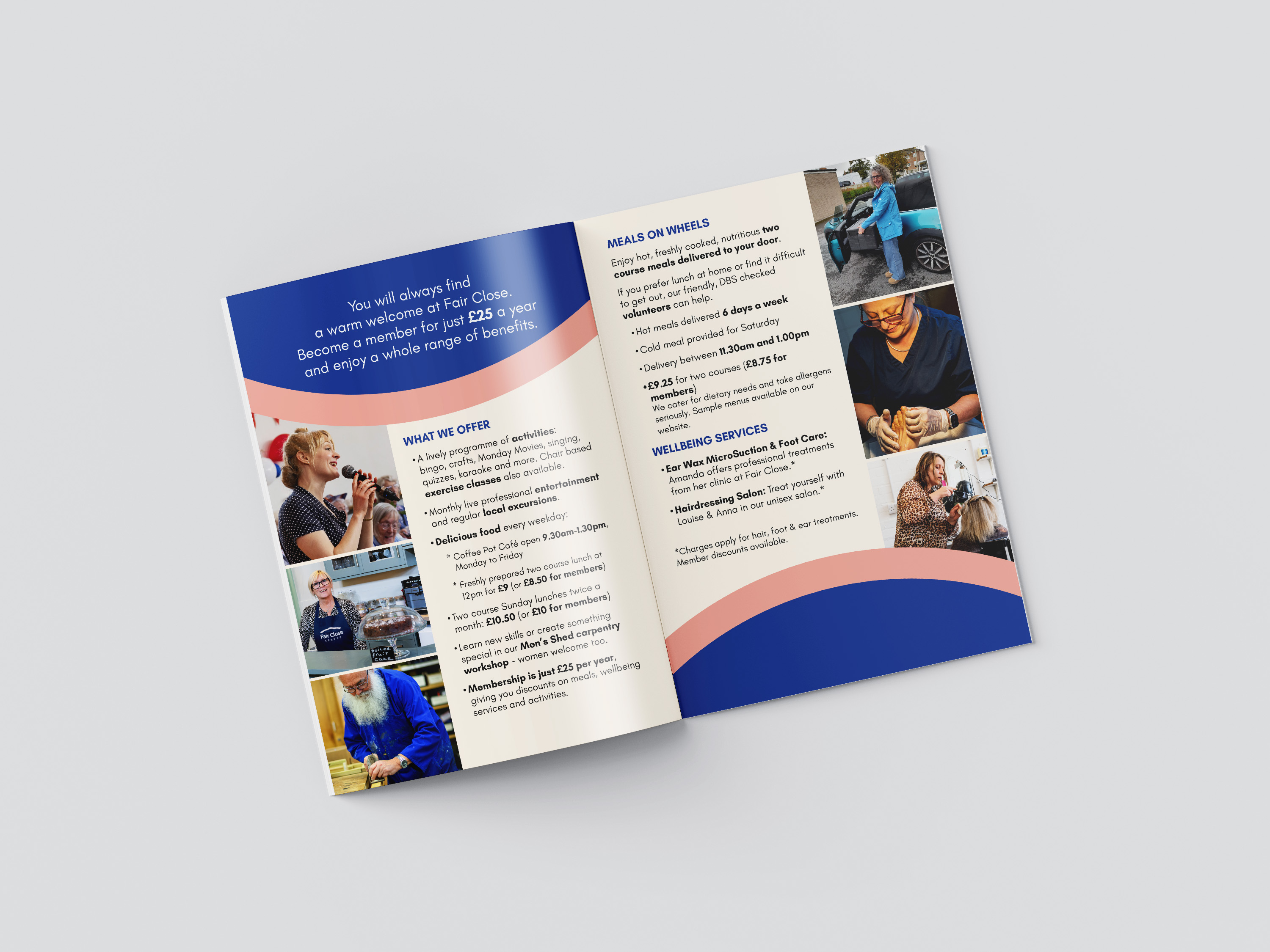 marketing leaflet inside