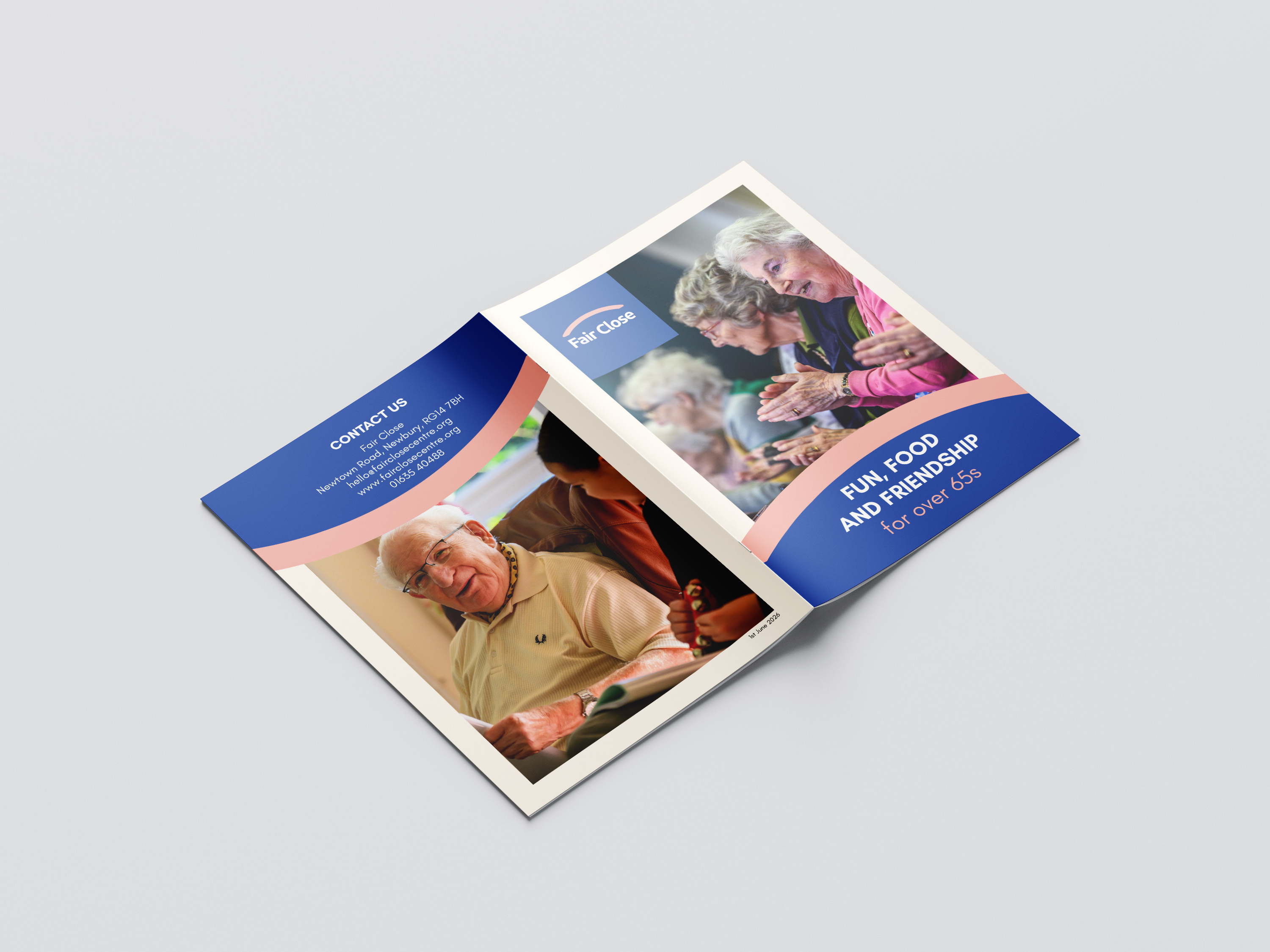 marketing leaflet outside